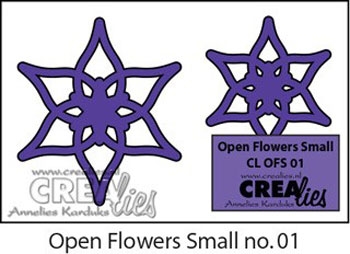 Crealies Die Open Flowers Small CL OFS Small 01